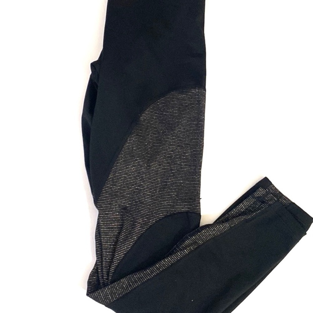 Nike Pro Dri Fit Black Gold Silver Leggings Joggers, Size S - Picture 4 of 10